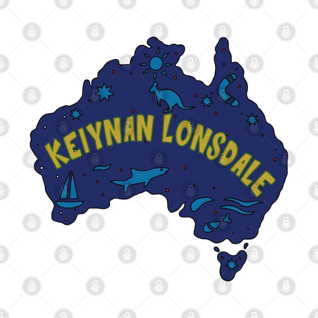 AUSSIE MAP KEIYNAN LONSDALE by elsa-HD