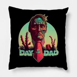 Day of the Dad - Pop Zombie - Father's Day Design Pillow