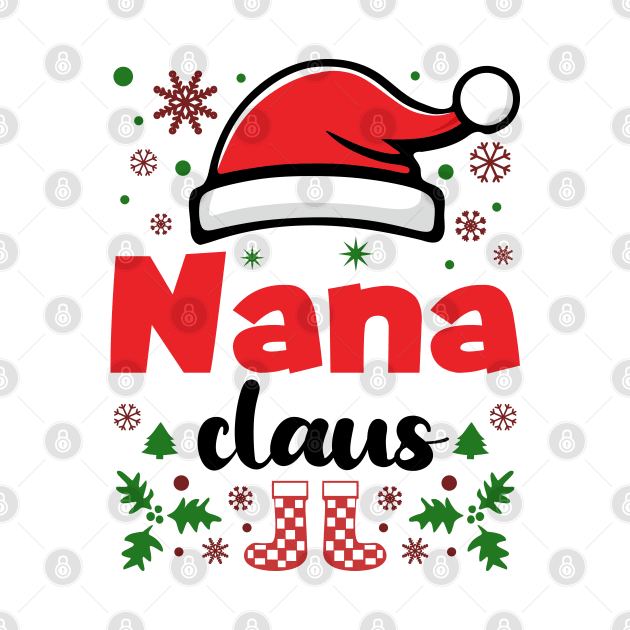 Nana Claus Christmas Grandma by JaussZ