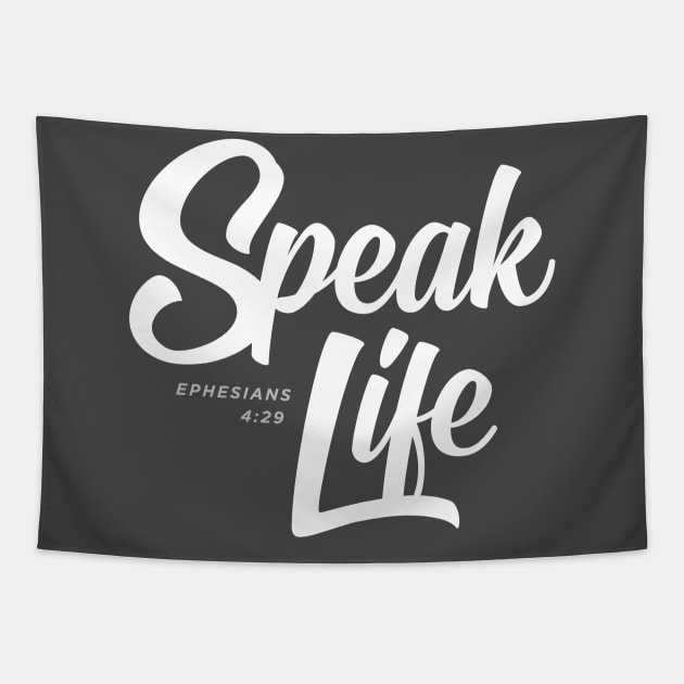 Speak Life Tapestry by LinesOfCharacter