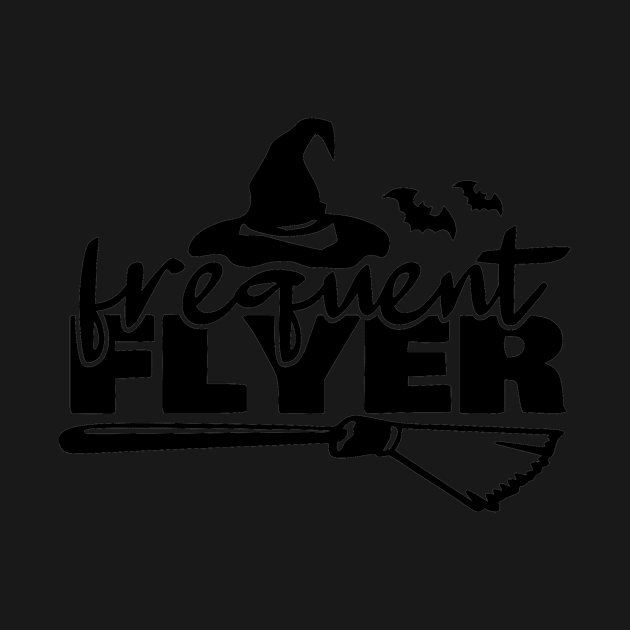 Frequent Flyer Halloween Witch Broom by StacysCellar