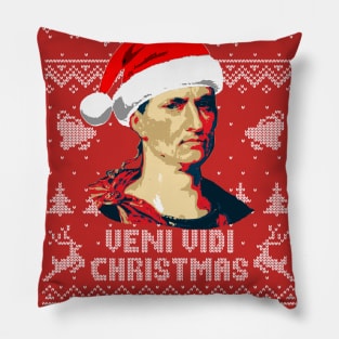 Julius Caesar Veni Vidi Christmas Pillow