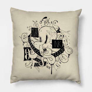 Octopus Ink Pillow