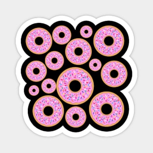 Sprinkle Doughnut Pattern Magnet