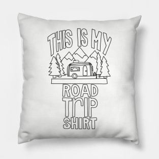 Road trip shirt Pillow