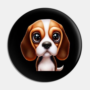 Fur-bulous Beagle Pin