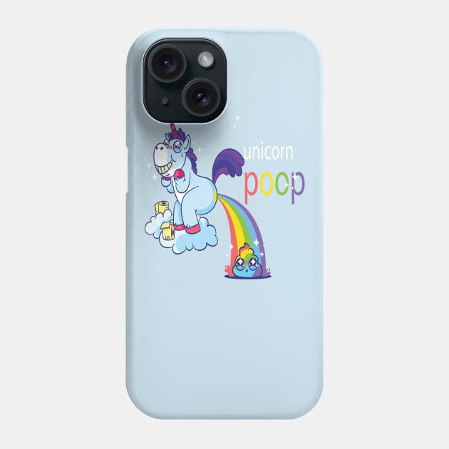 Unicorn Rainbow Poop Emoji Shirt Unicorn Lover Gift Phone Case by NaniMc