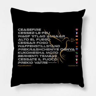 CEASEFIRE: Say ¿Qué? Top Ten Official (World) Pillow