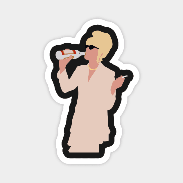 patsy stone absolutely fabulous Magnet by evcharles