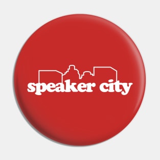 Speaker City Pin