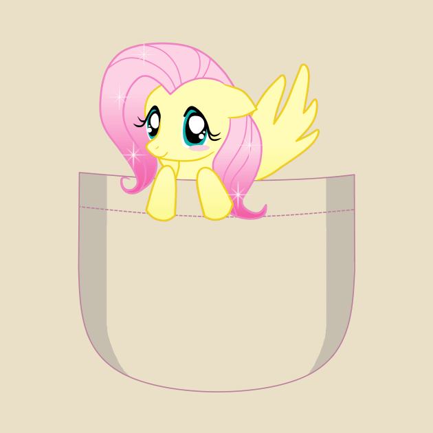 Pocket Fluttershy by ChelsieJ22