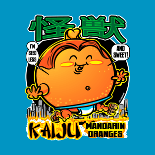 Kaiju Mandarin Orange Cartoon T-Shirt