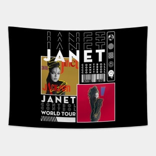 Janet Jackson Vintage Tour Concert Tapestry