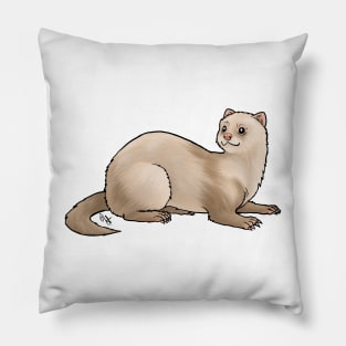 Ferret - Champange Pillow