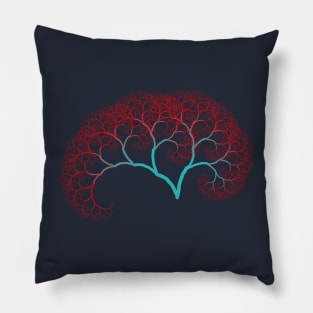 Tree of fire and ice Pillow