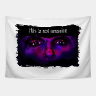 This is Not America - Claes Bang (Spraypaint) Tapestry