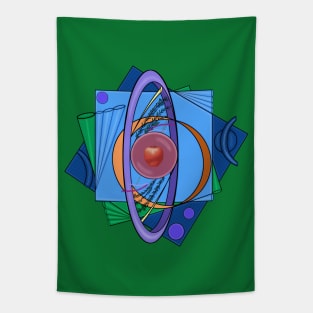 Colorful abstract art Tapestry