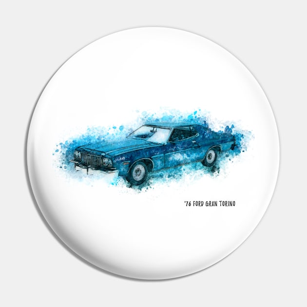 76 FORD Gran Torino Pin by Naumovski