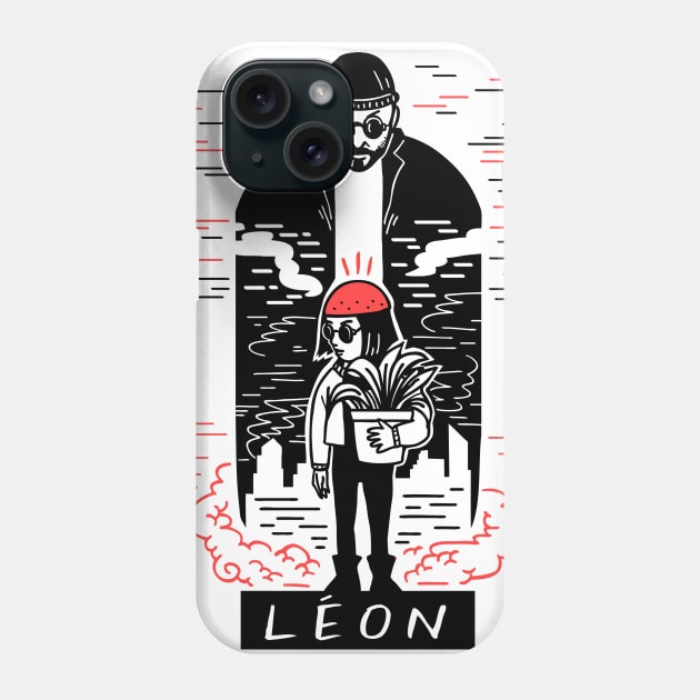 Leon et Mathilda Phone Case by geolaw
