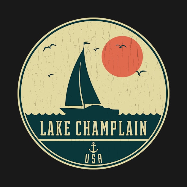 Lake Champlain Sailing Design by dk08