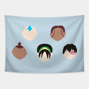 The Gaang - Minimalist Tapestry