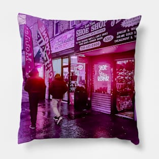 Rainy Days Walks Brooklyn  NYC Pillow