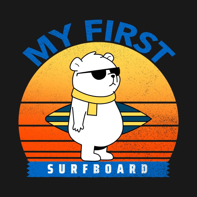 Bear First Surfboard by MONMON-75