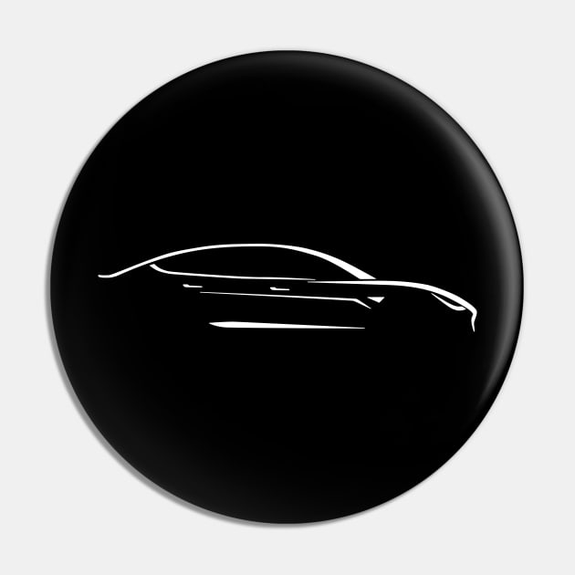 Fast Electric Car Abstract Drawing Pin by Shannon Marie