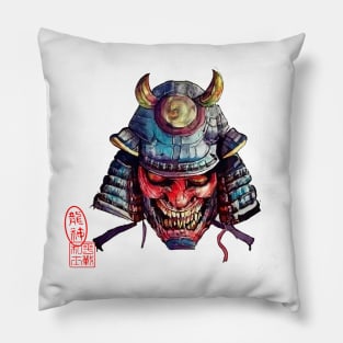 Samurai Mask Pillow