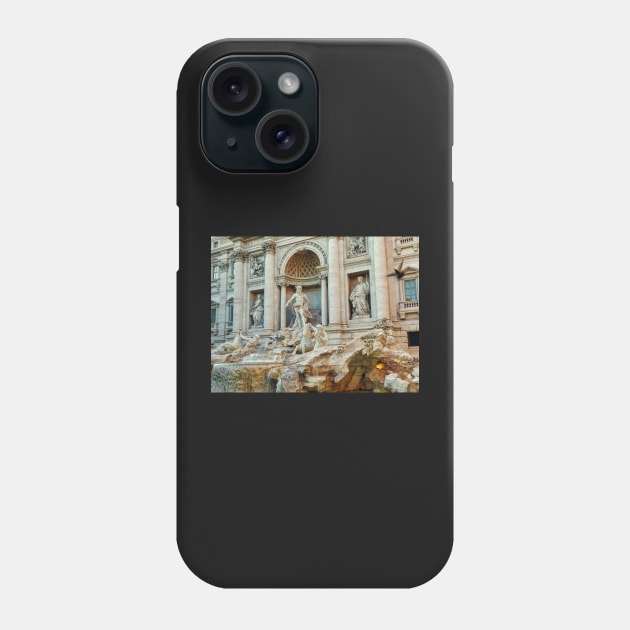 Trevi Fountain Rome (Fontana di Trevi) Phone Case by stuartchard