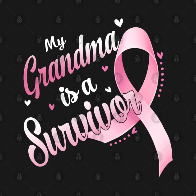 My Grandma Is A Survivor Breast Cancer Awareness by eyelashget