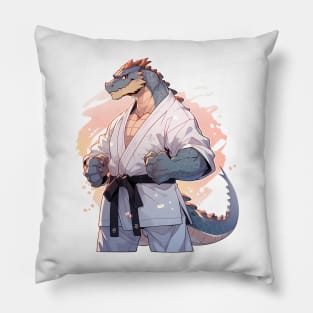 Karate Master Dragon Pillow