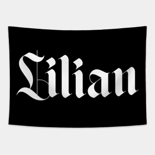 Lilian Gothic name Tapestry