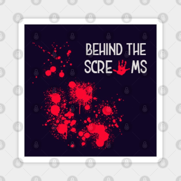 Title Logo Magnet by Behind The Screams Podcast