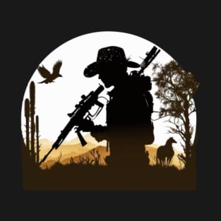 The hunter and the bush T-Shirt