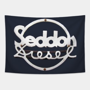 Vintage Seddon diesel truck logo Tapestry