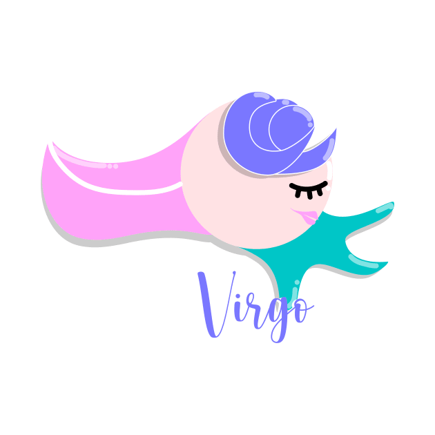 12 Zodiac Signs Astrology - Virgo by FnDoodle