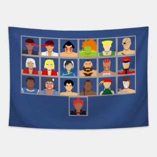 Select Your Character-Ultra Street Fighter 2 Tapestry