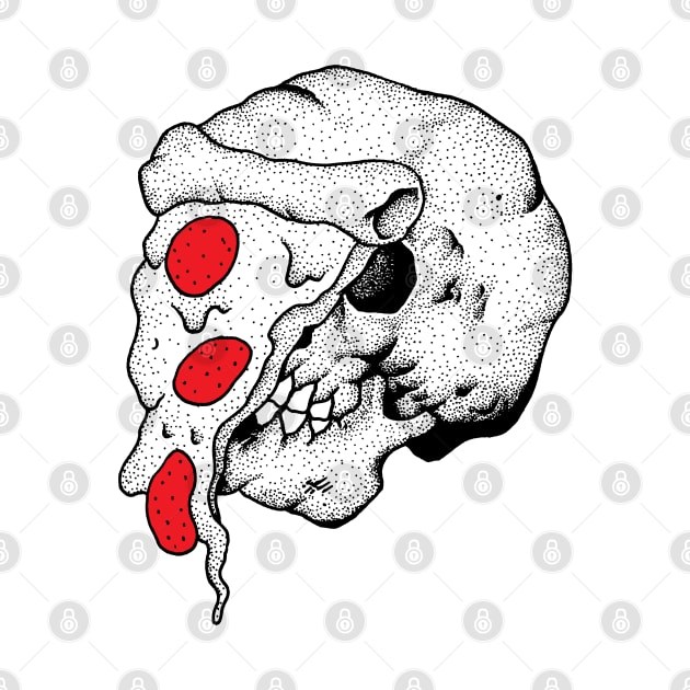 Skull Pizza by popcornpunk