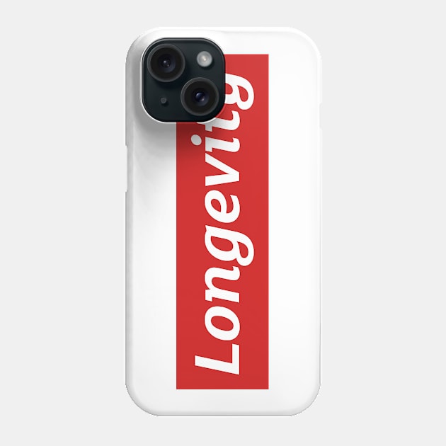 Longevity Red Box - Life Extension Design Phone Case by Family Heritage Gifts