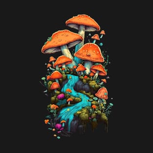 Enchanted Mushroom Forest T-Shirt