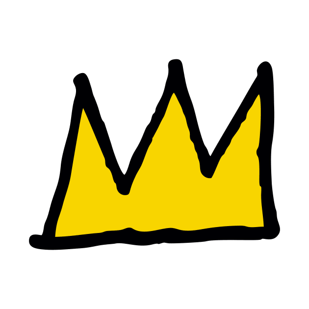 Basquiat Crown - King Crown by Gio's art