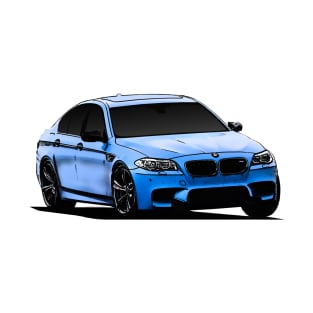 BMW M5 F10 Blue T-Shirt