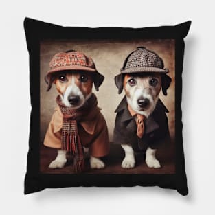 Detective Jack Russells Pillow