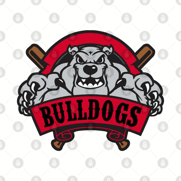 Bulldogs Baseball Logo by DavesTees