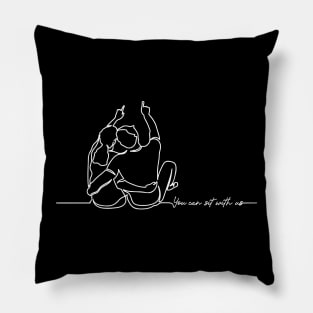 'You Can Sit With Us' Radical Kindness Shirt Pillow