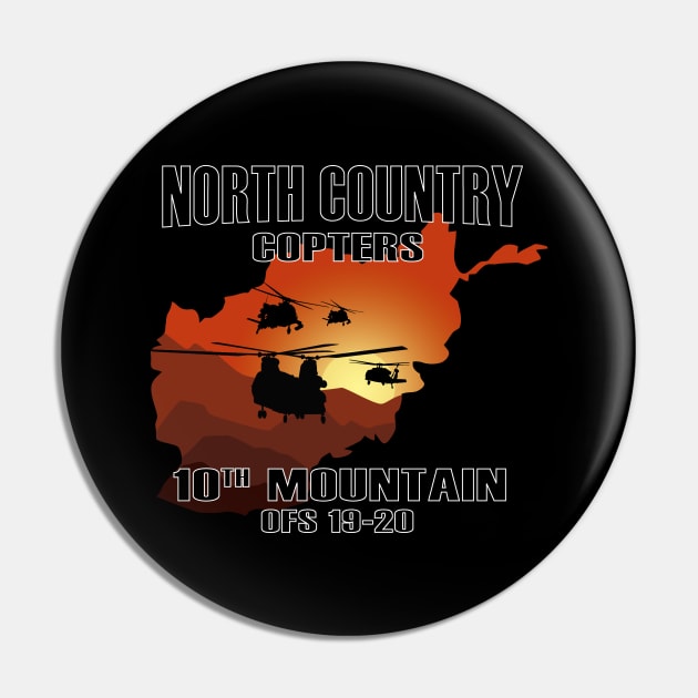 North Country Choppers 10th Mountain Pin by Aviation Designs
