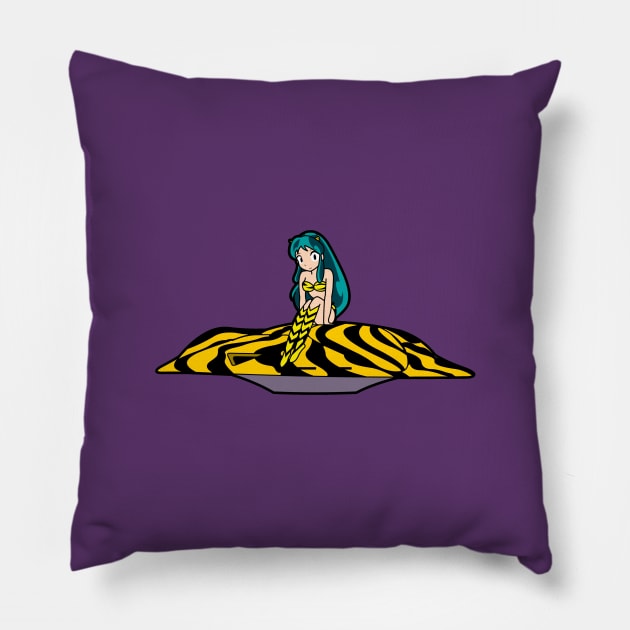 UFO Anime Girl Pillow by RobotGhost