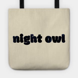 Night owl Tote