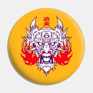 Kung Fu Dragon Pin